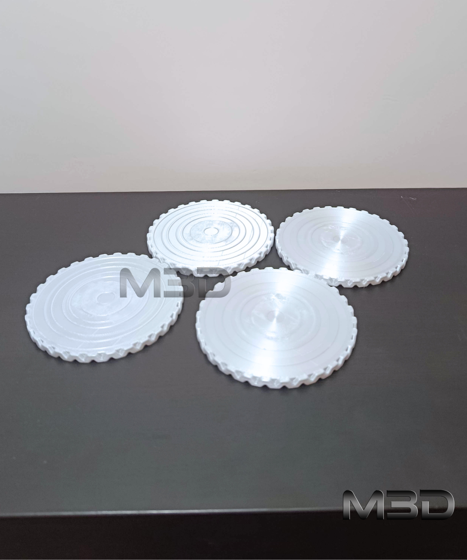 Miniatura 2 do modelo 3D Basic Coaster Set with Holder