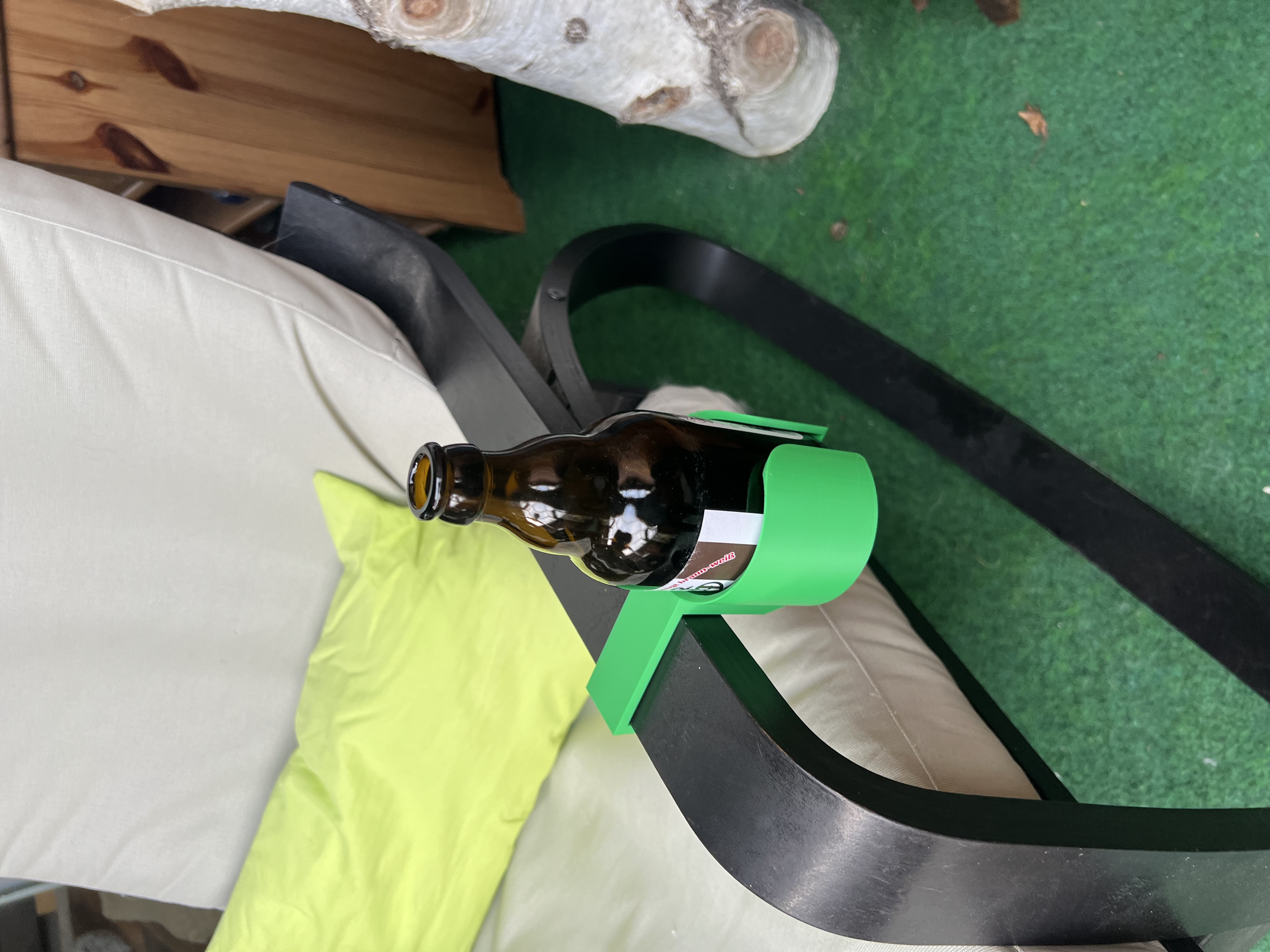 Ikea Poäng Getränkehalter für Wein und Bier (fast alles)
