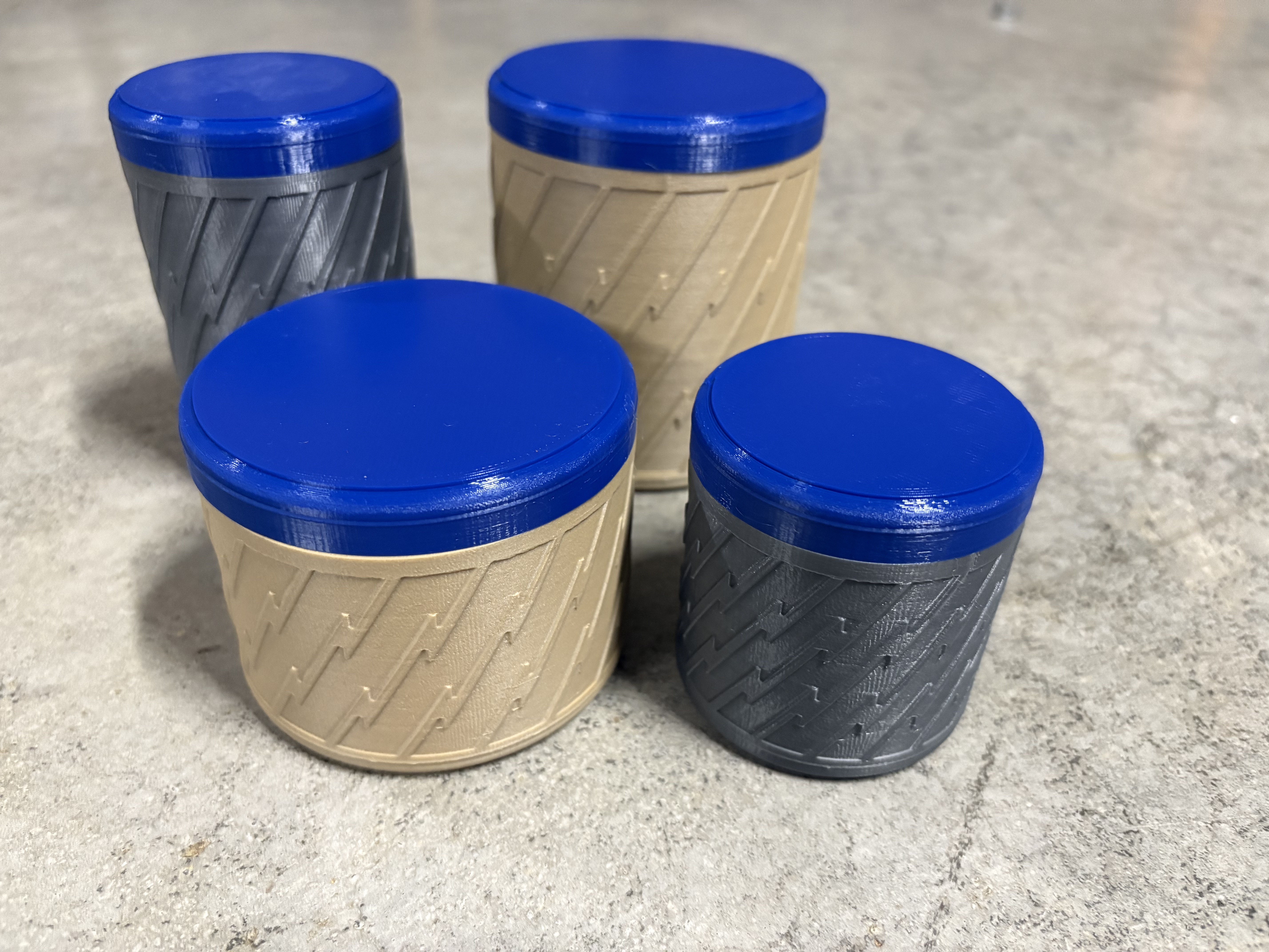 Miniatura 5 do modelo 3D DriftCell - Stackable Containers in Many Sizes