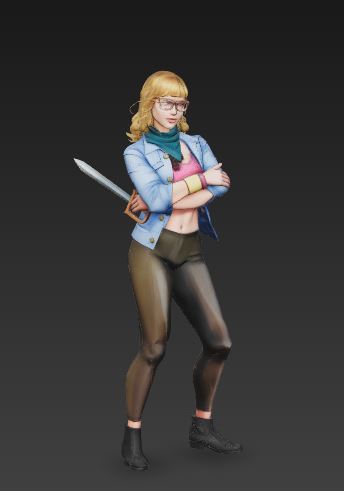 Personaje Femenino GTA5 / Female Character from GTA 5