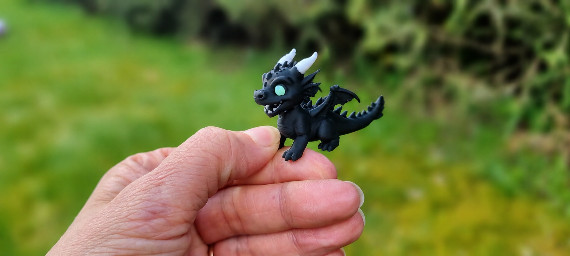 Miniatura 2 do modelo 3D Cute Mini dragon multicolor