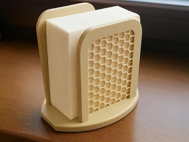 Honey pattern napkin holder / Držák na ubrousky