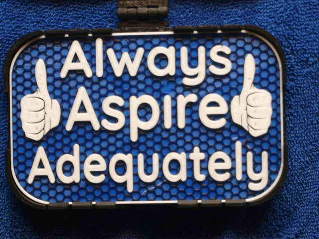 Adequate Aspiration sign