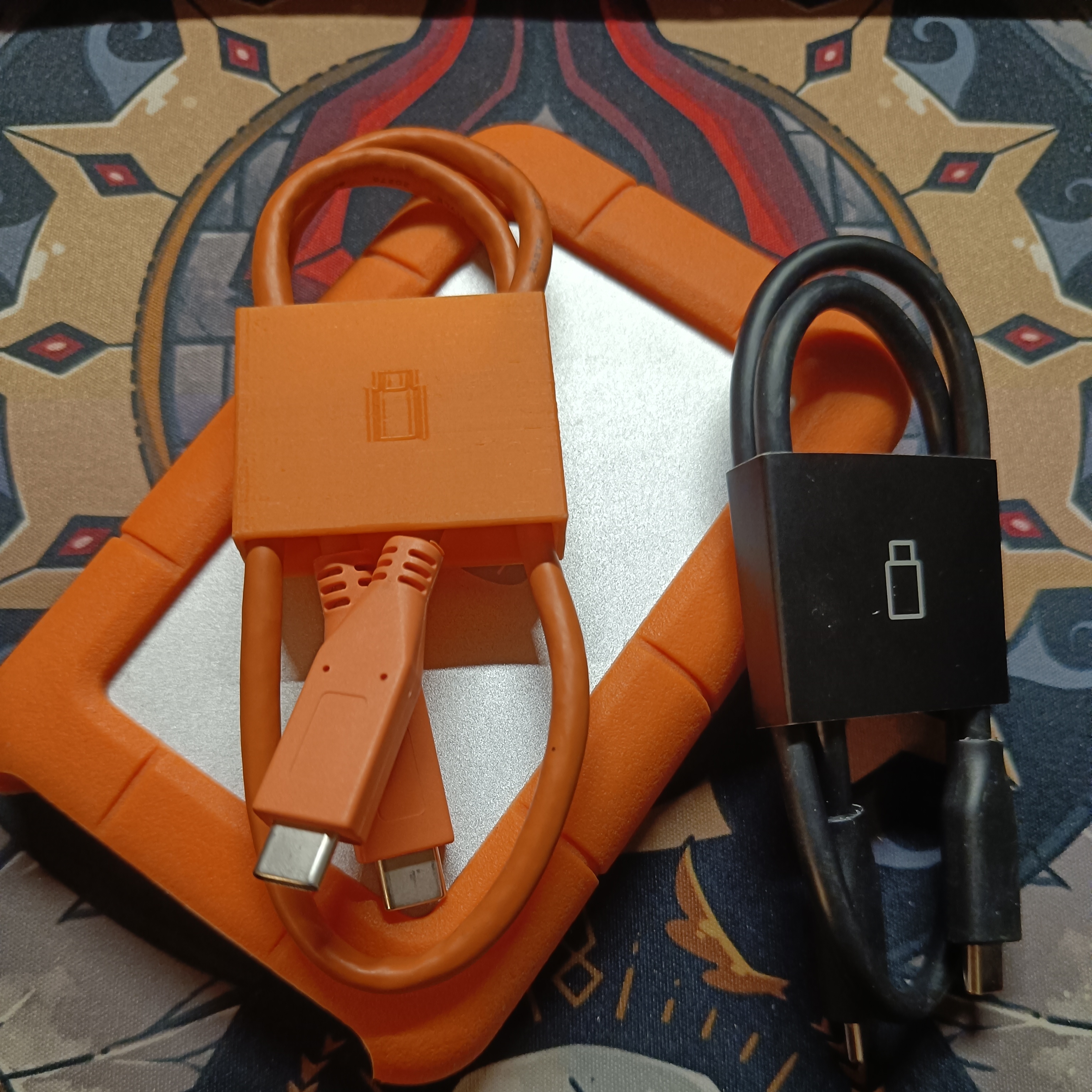 LaCie Rugged USB-C cable holder