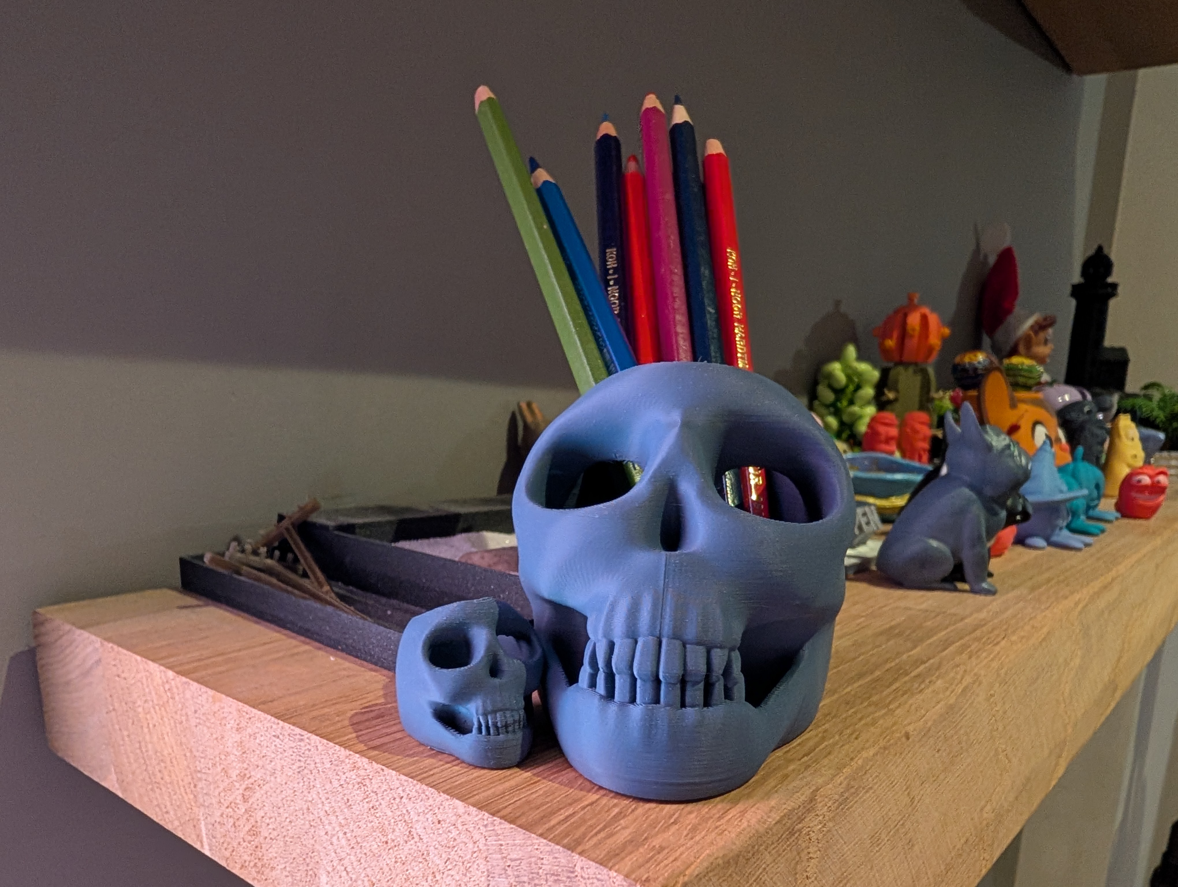 Skull Pen Holder — miniatura 7