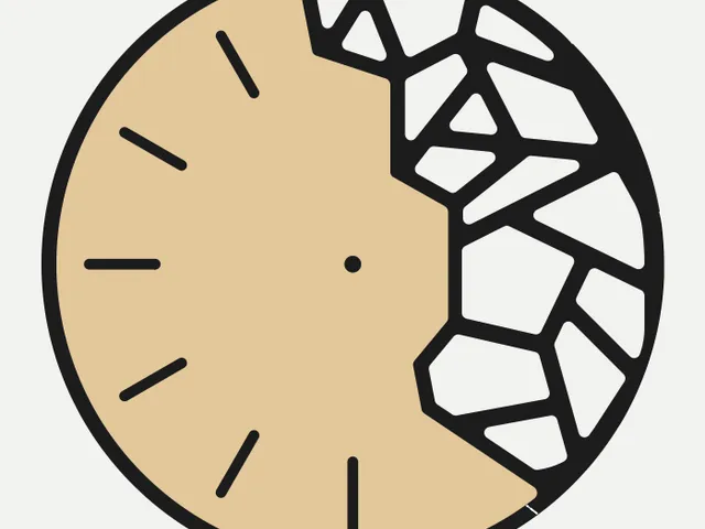 Moderne Wanduhr – runde Außenkontur (Remix)