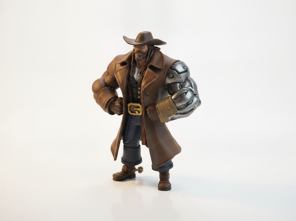 Buff Jack Sparrow Figurine Pirate 3D Printable