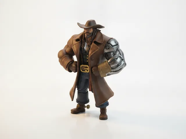 Buff Jack Sparrow Figurine Pirate 3D Printable