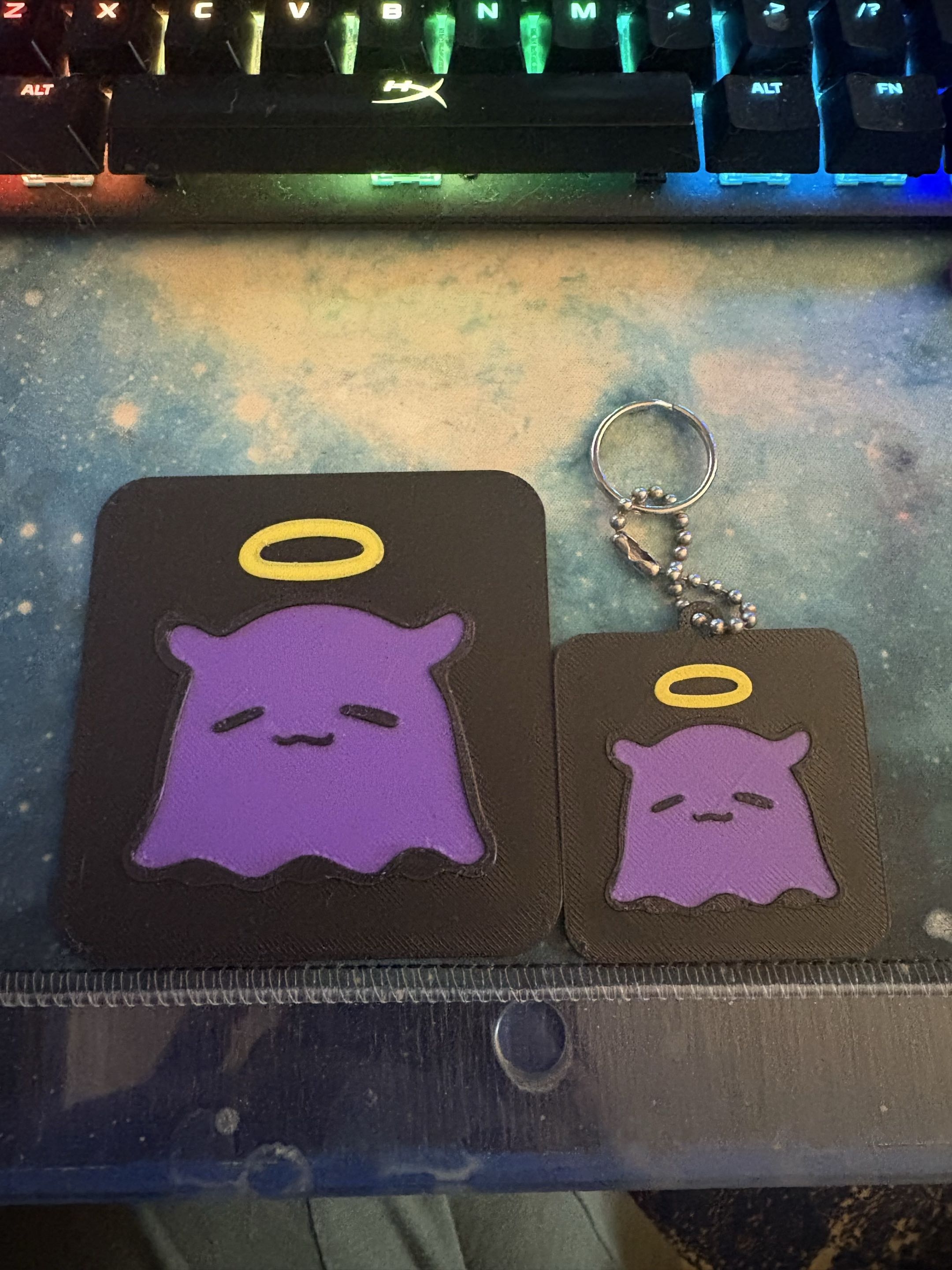 Hololive Ninomae Ina'nis Takodachi Plaque+keychain