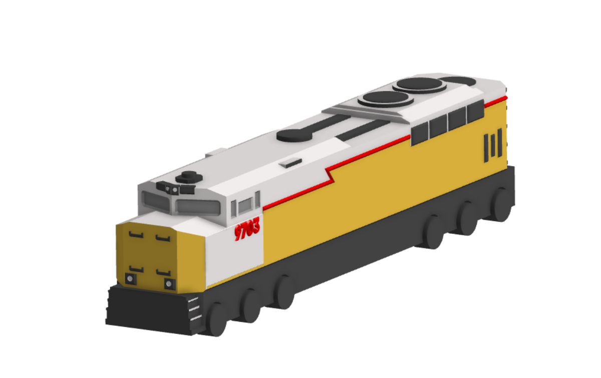 TRAIN 3D model