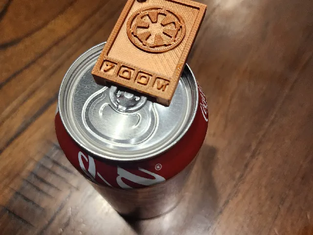 Galactic Credit soda can opener/key chain