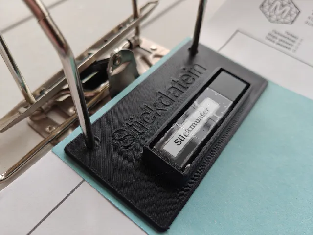 USB Flash Drive Holder for Ring Binders