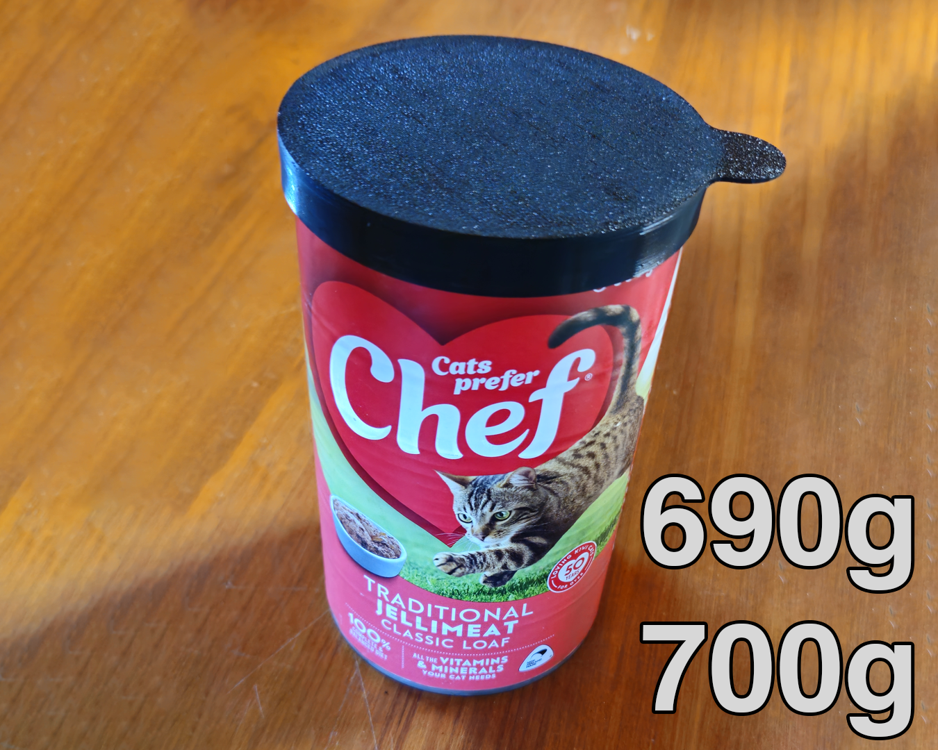 Cat Food Tin Cover