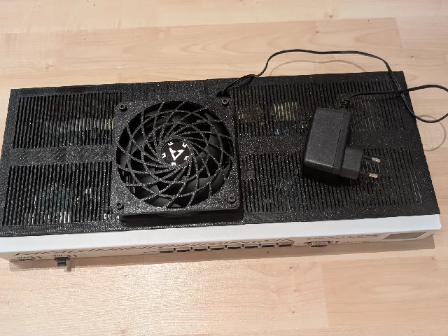Mikrotik CCR1036-8G 120mm fan top-cover