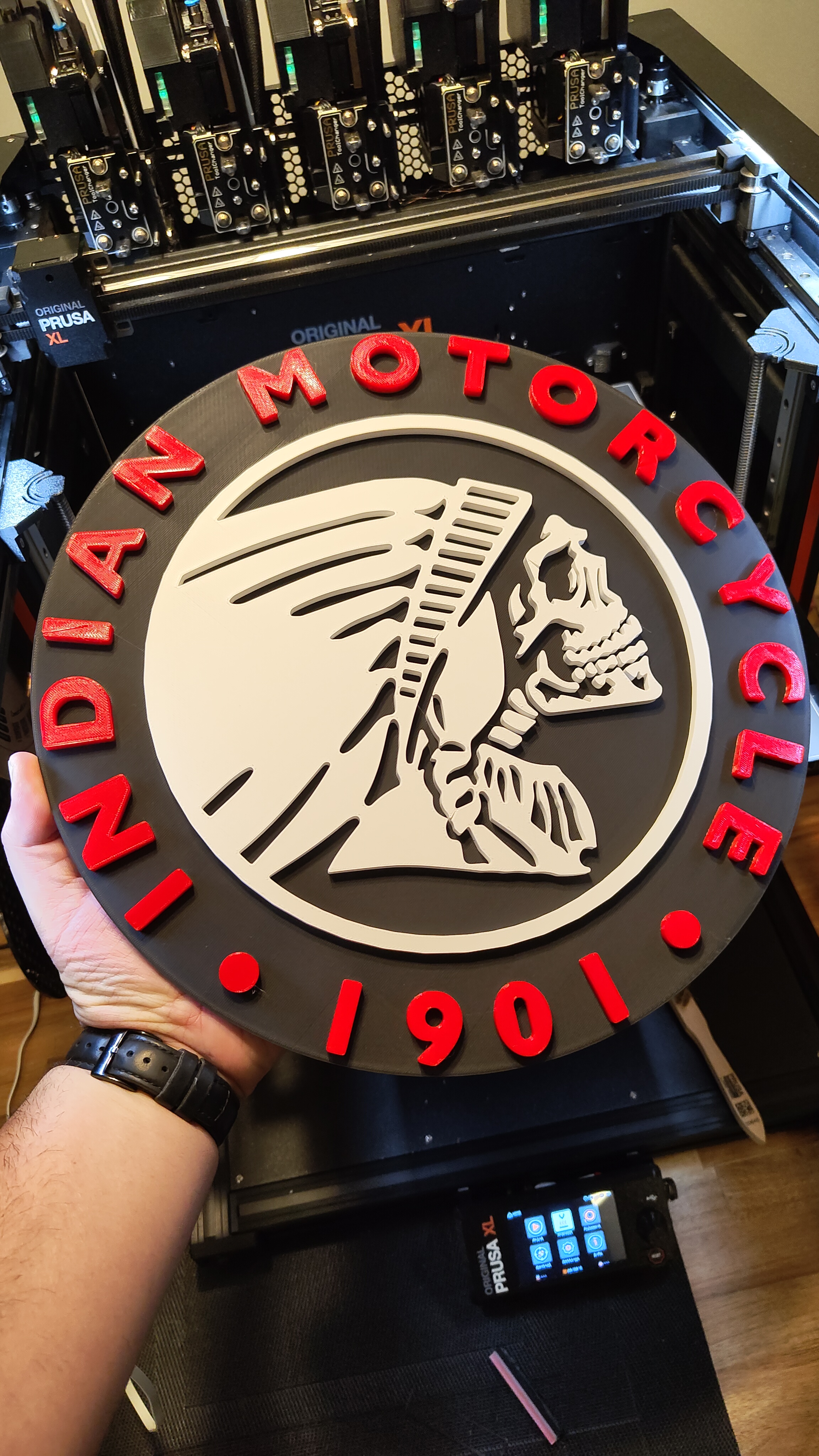 Indian Motorcycle Skull wall art
