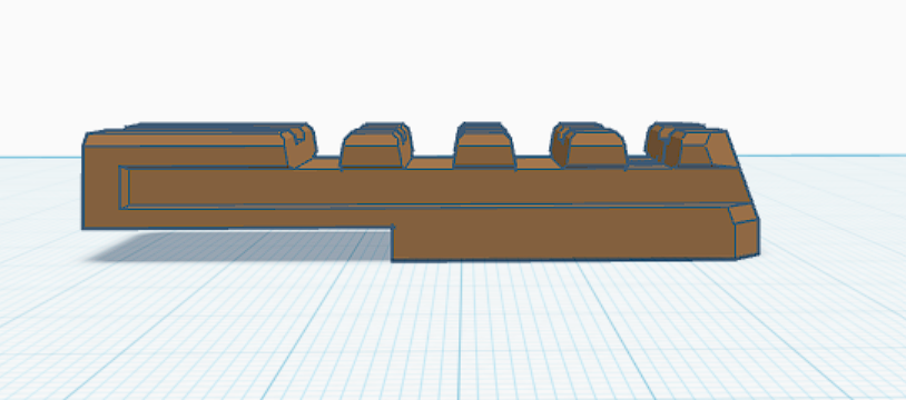 Nerf Ward bottom n strike/rival rail