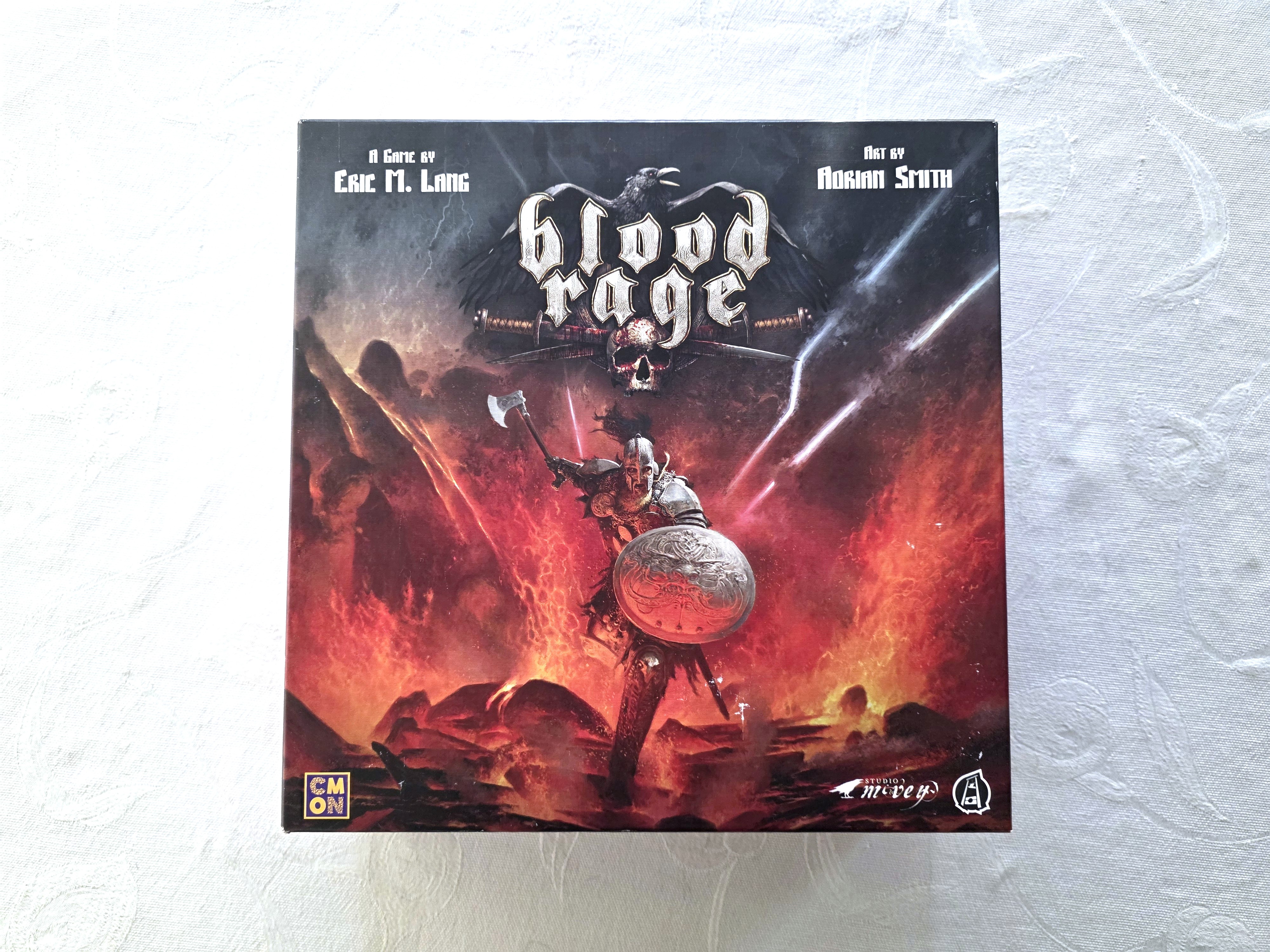 Blood Rage + Expansions 3D Print Insert/Organizer Card Tray for Josh-3d Design