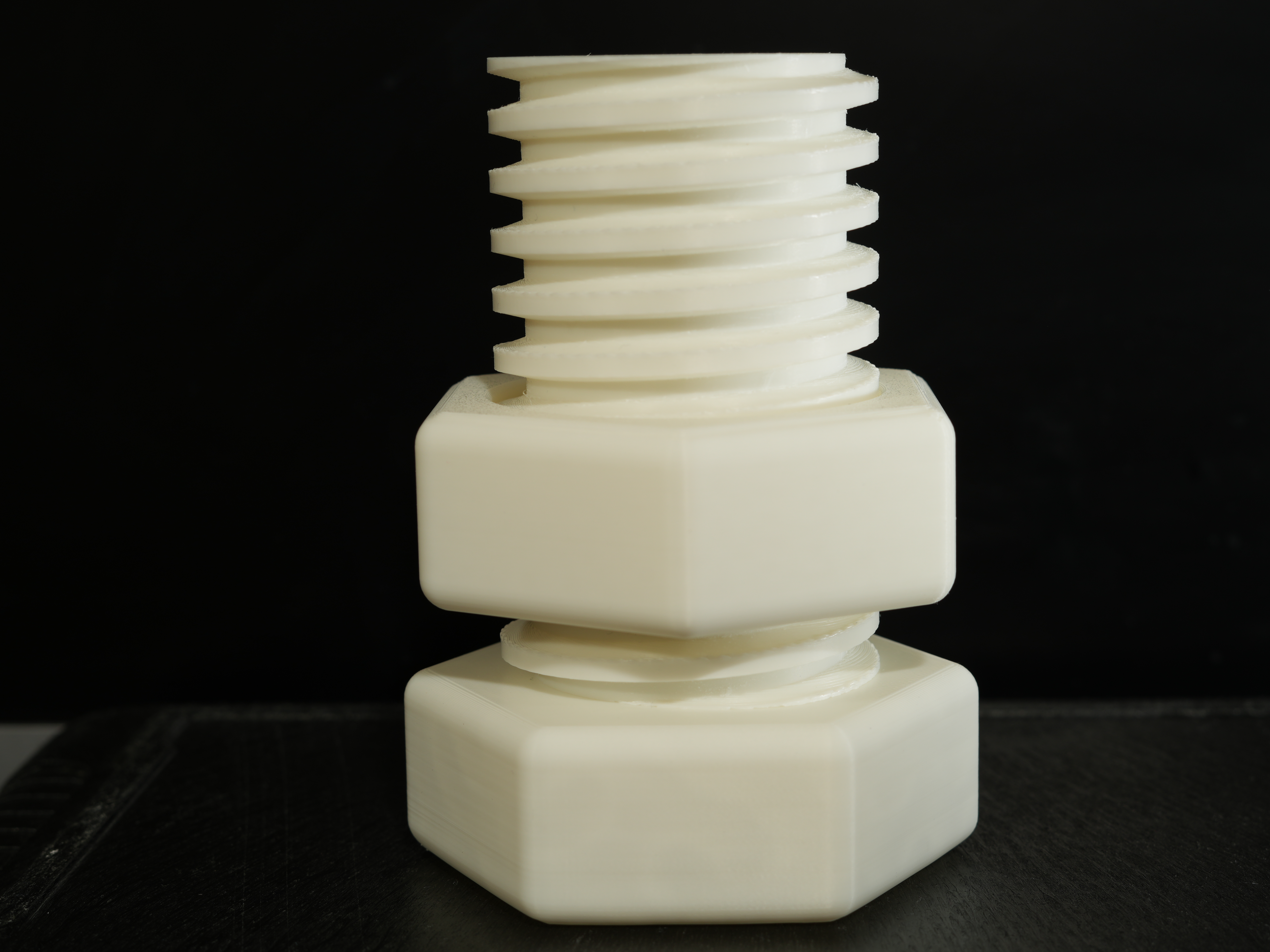 Fidget bolt with hidden storage compartment 3D model