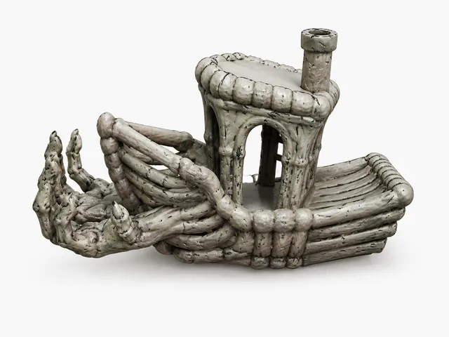 Creepy benchy pen holder