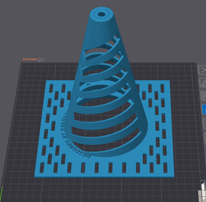 Tall Plastic Efficient Field Cone(Rectangle)