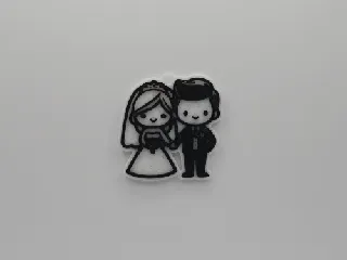 Married Couple Keychain