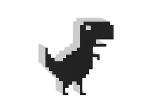 Chrome Dino Decor