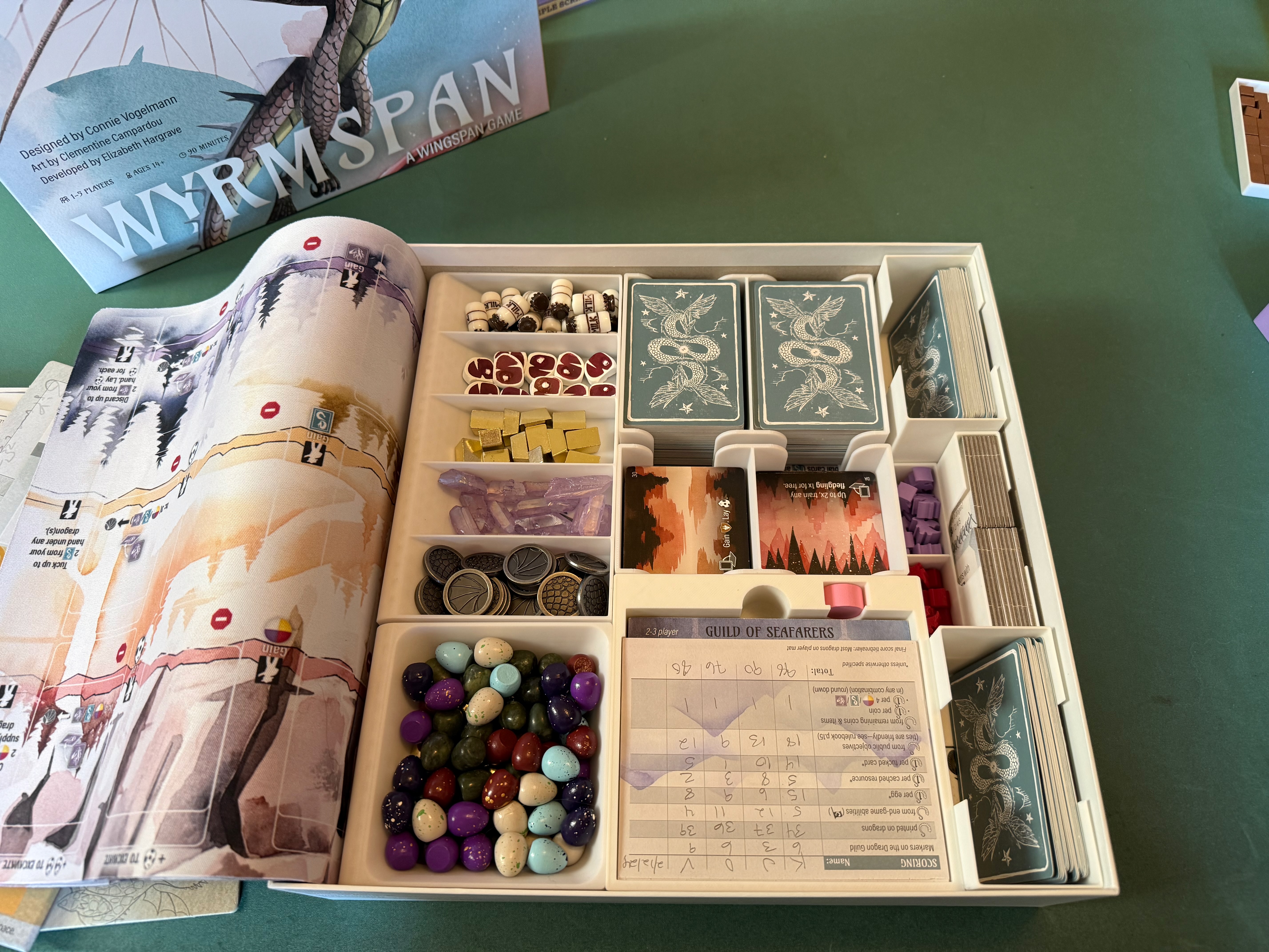 Miniatura 12 do modelo 3D Wyrmspan Board Game Insert