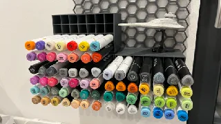 HSW - Markerholder Box for Honeycomb Storage Wall