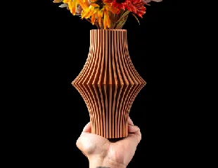 Flower Vase 010 STL for 3D Printing