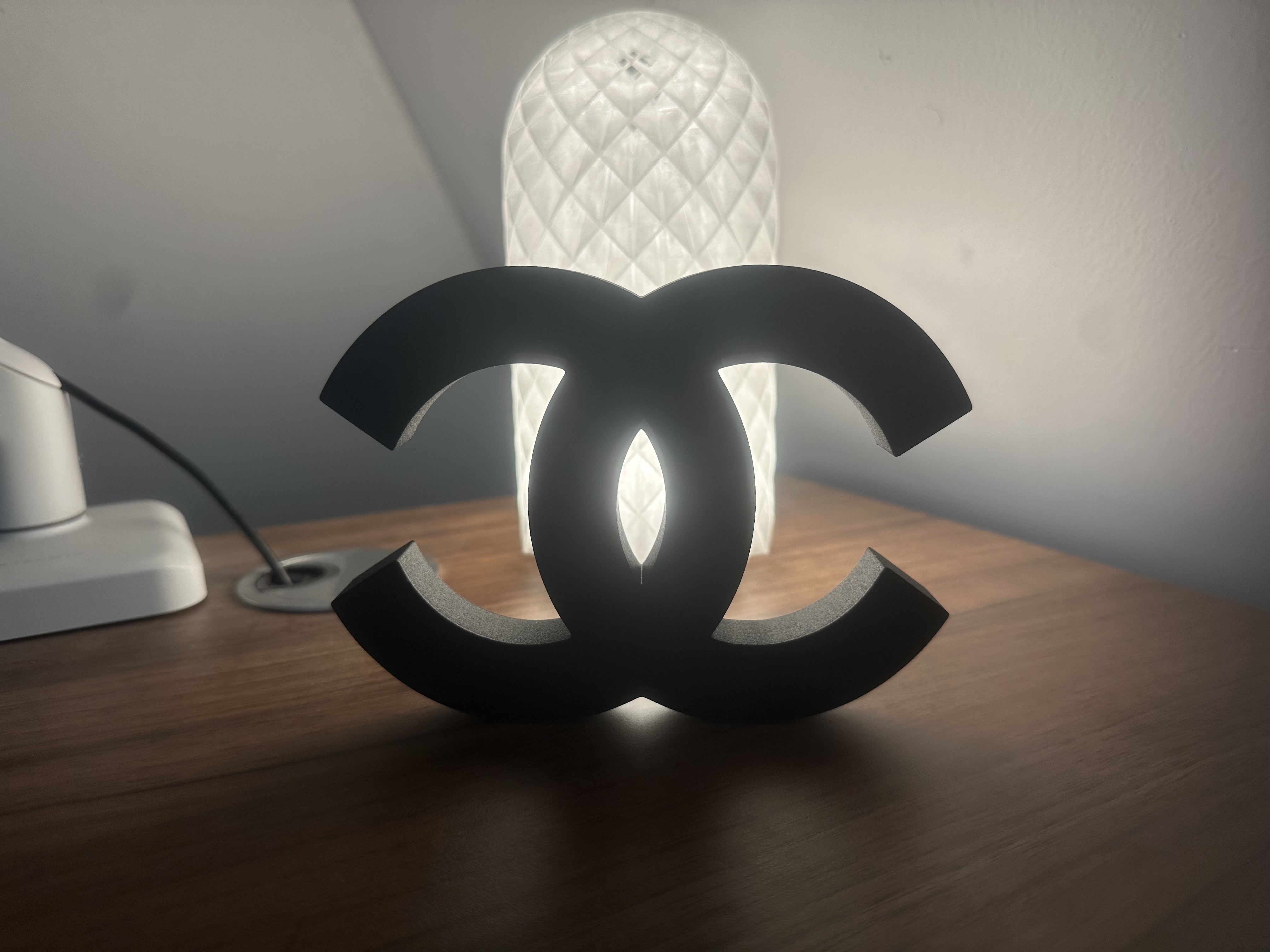 Chanel Logo Stand 3D model
