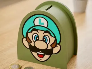 Luigi Piggy Bank (No MMU Required)