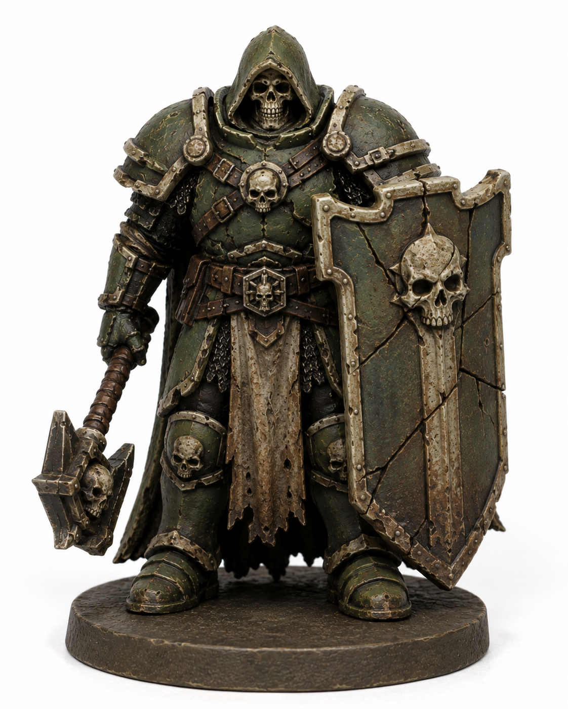 Grave Warden Large Cracked Shield
