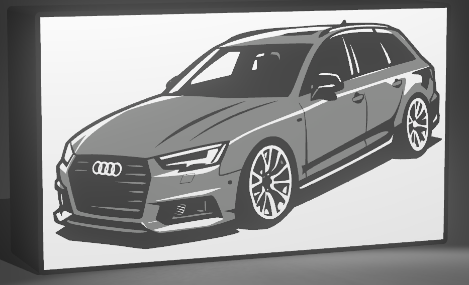 Audi A4 B9 Lightbox