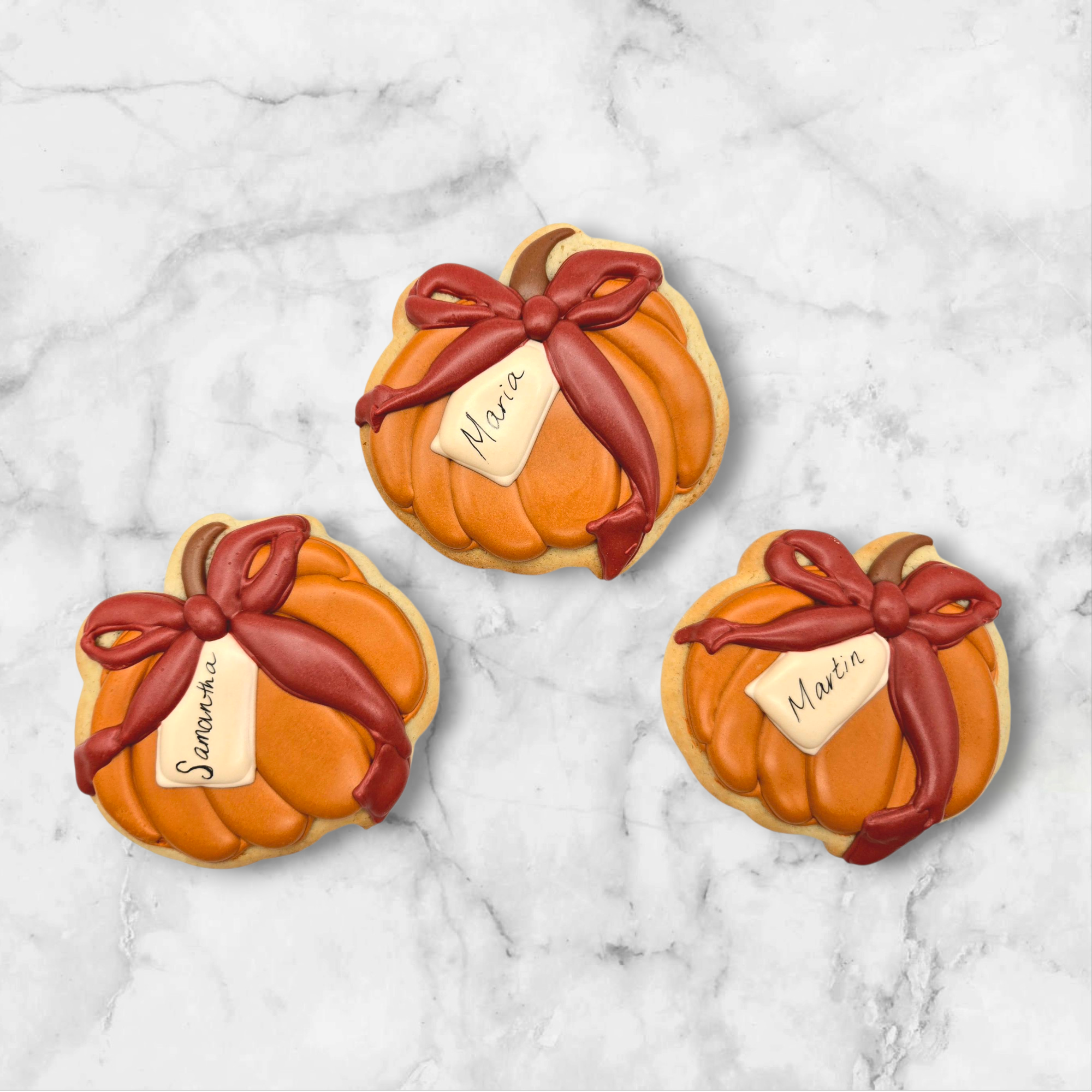Pumpkin w tag Cookie Cutter