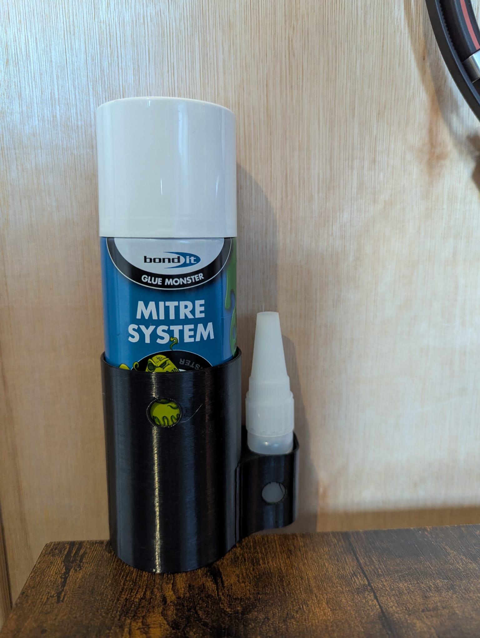 Superglue (10g) and Activator Wall Mount 3D model by Wade Potts