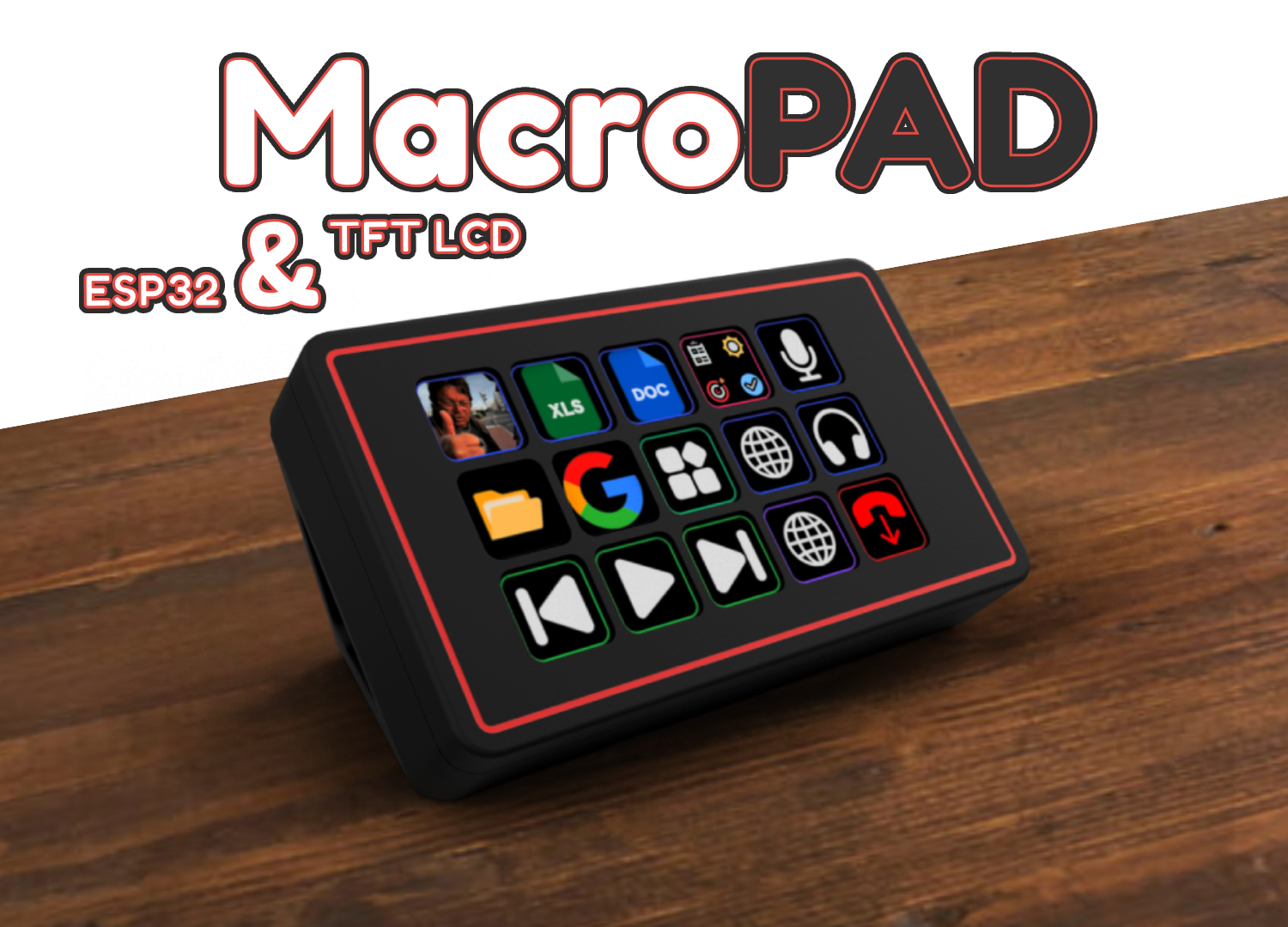 Wdeck - ESP32 MacroPAD