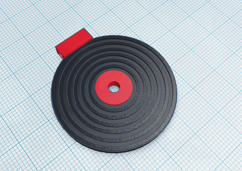 Record Necklace Piece