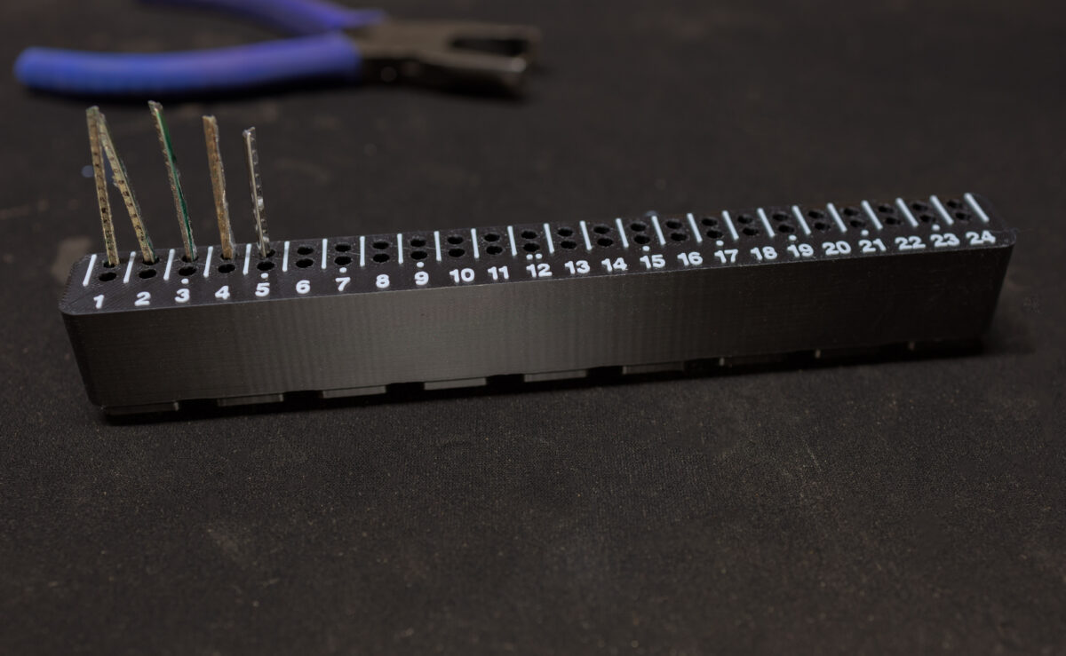 Gridfinity Guitar Fret Rack for Luthiers