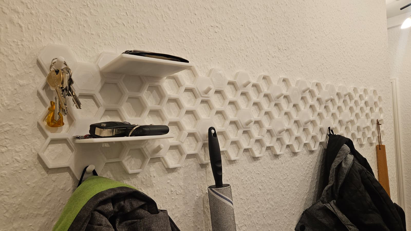 Honeycomb Wall Organizer