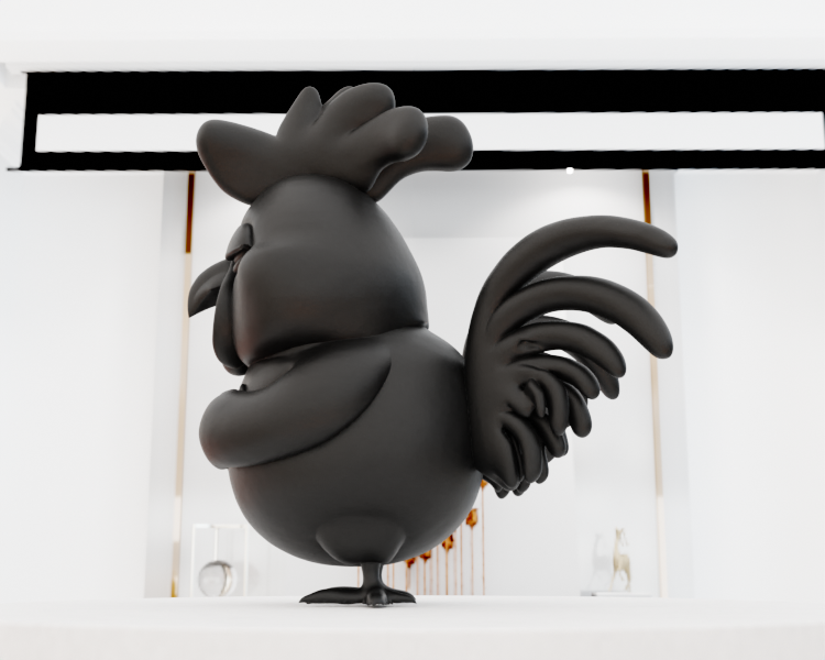 Miniatura 4 do modelo 3D Grumpy Chicken