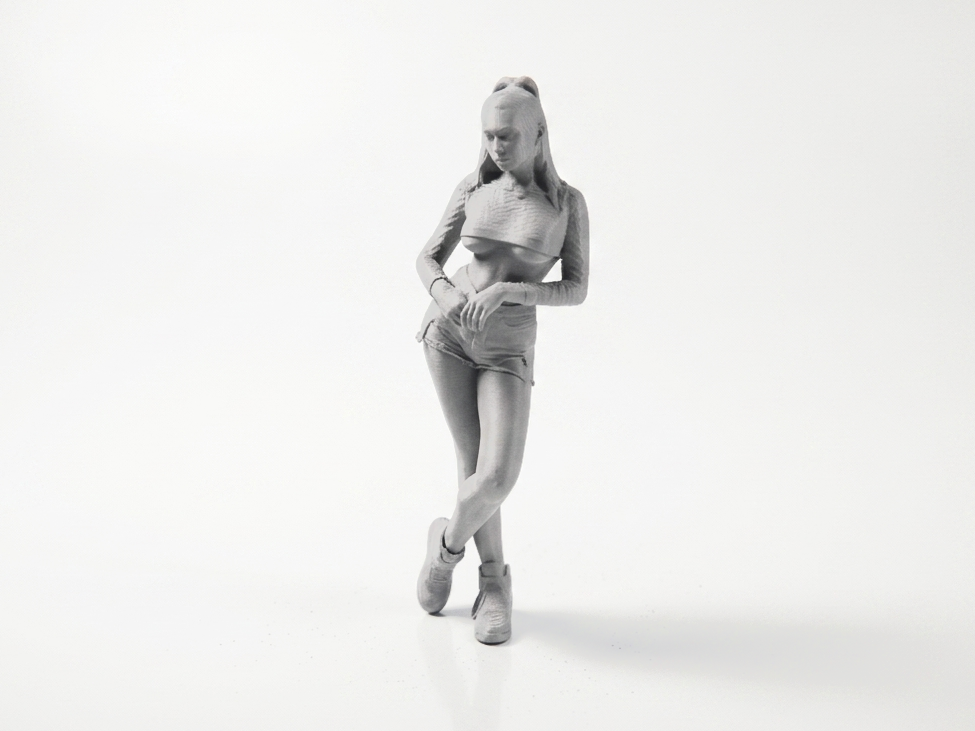 Athletic Woman Figurine Female Figure 3D Printable
