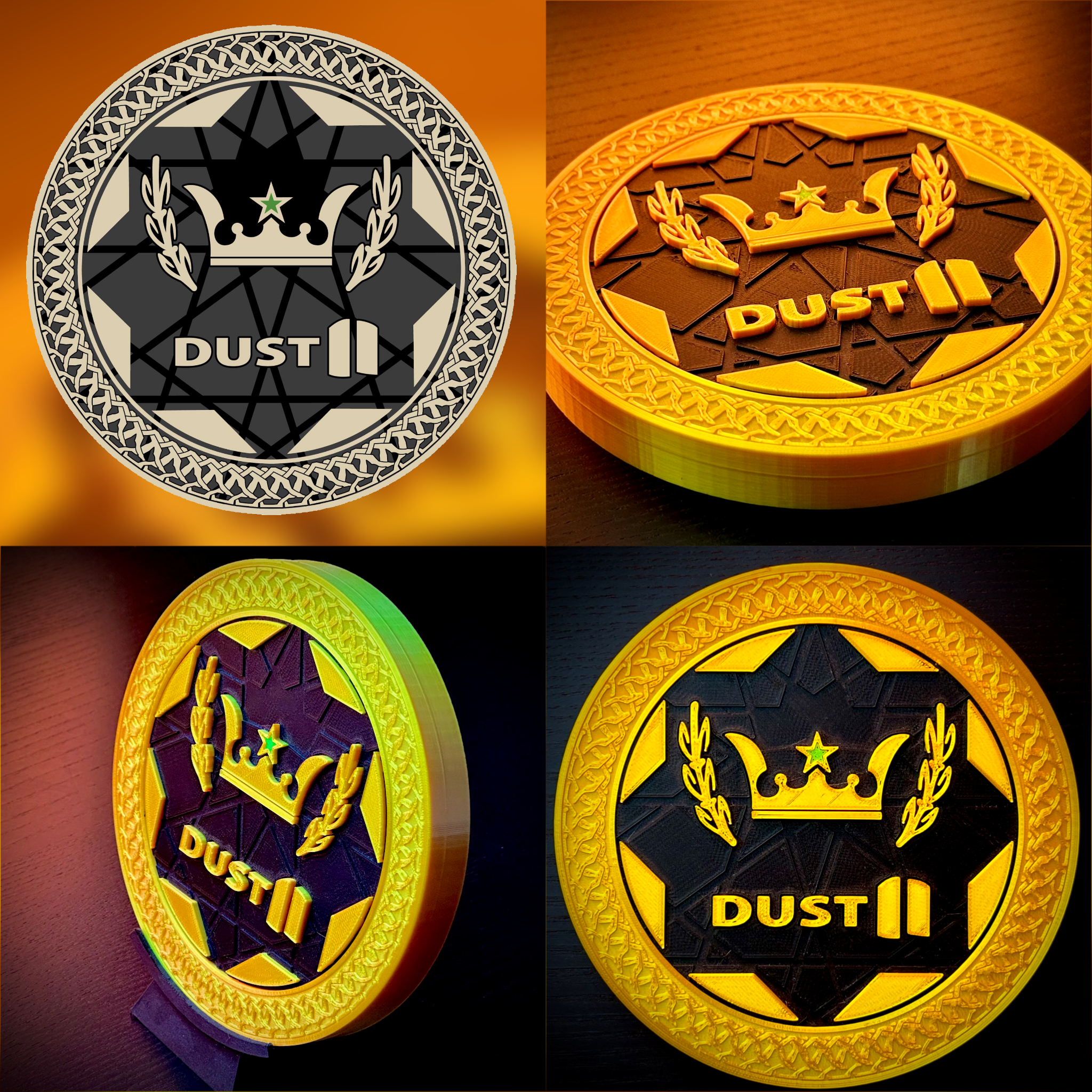 CS2 Dust II Map Logo