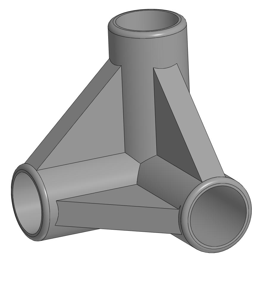 THREE-SECTION CONNECTOR