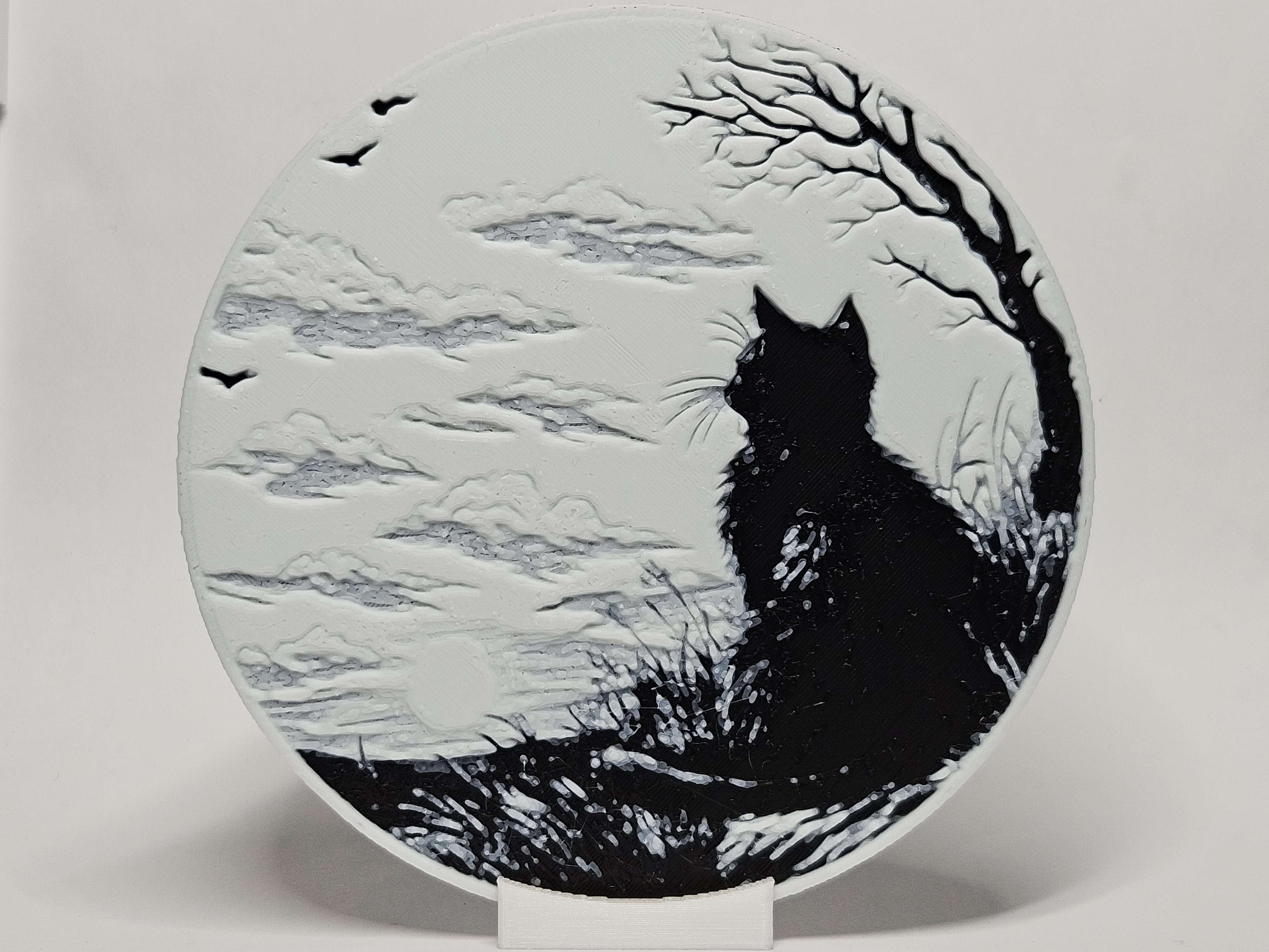 Sitting Cat - Coaster
