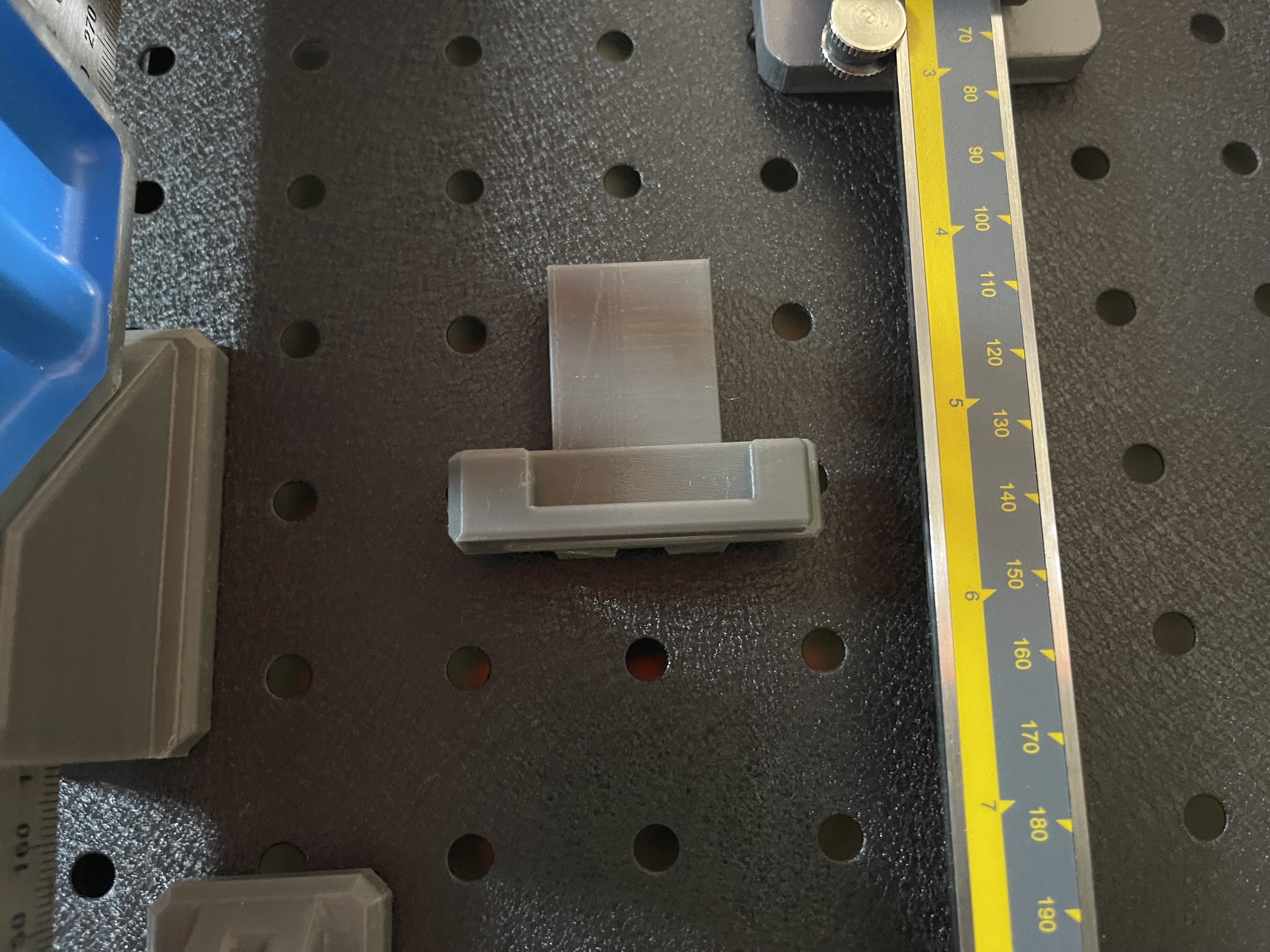 Digital Angle Finder (protractor) holder Sy's Peglock