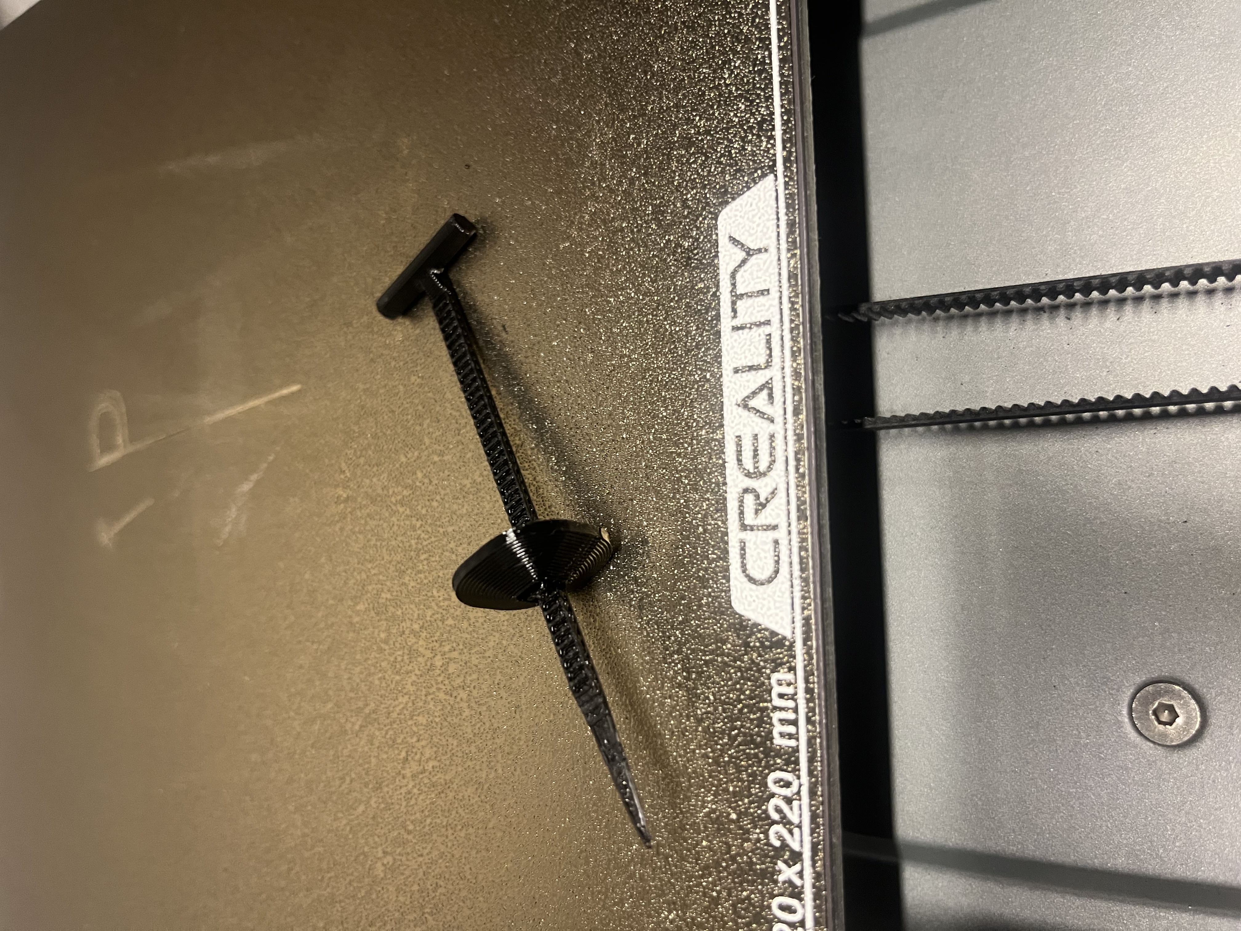 Zip-Tie with Button Head 3D model thumbnail