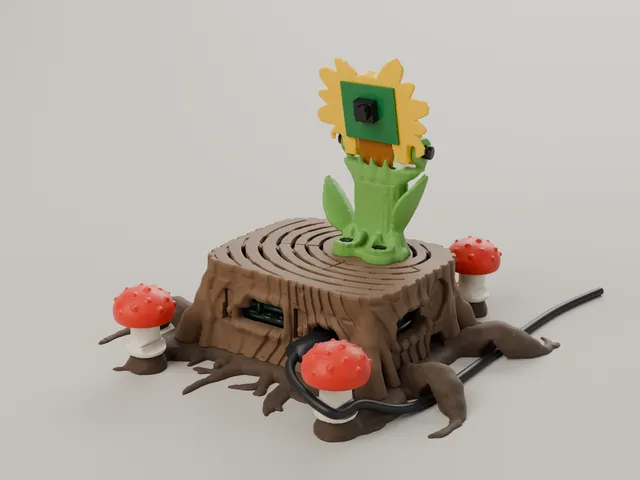 MANGROVE – Tree-Stump Case for the Synaptics Coralboard