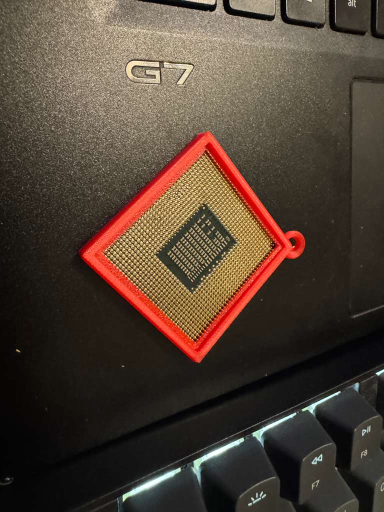 cpu keychain intel 375mm