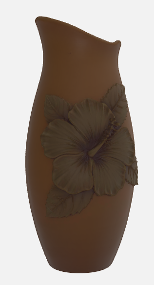 Vaso a flora rara