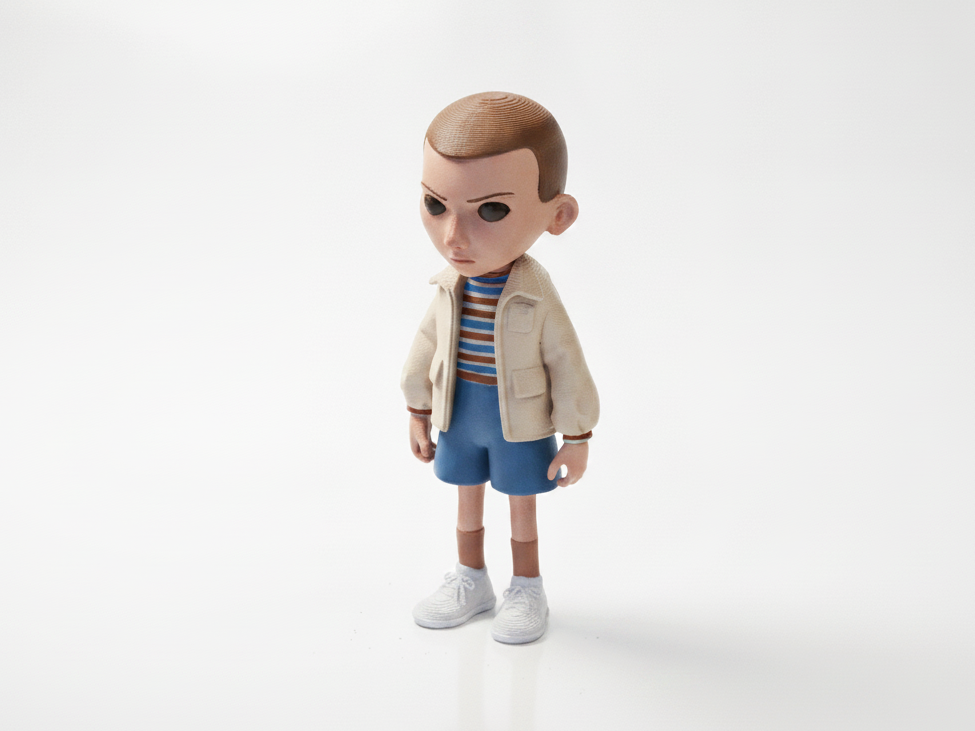 Eleven Figurine Stranger Things Character 3D Printable